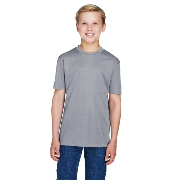 Team 365 Youth Sonic Heather Performance T-Shirt - Team 365 Youth Sonic Heather Performance T-Shirt - Image 3 of 70