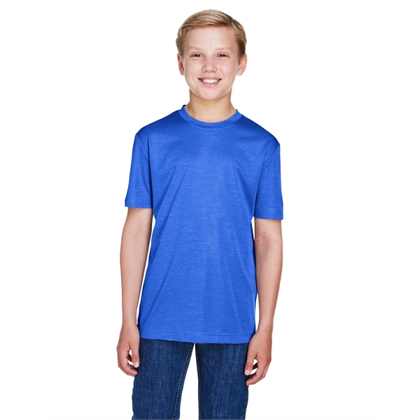 Team 365 Youth Sonic Heather Performance T-Shirt - Team 365 Youth Sonic Heather Performance T-Shirt - Image 15 of 70