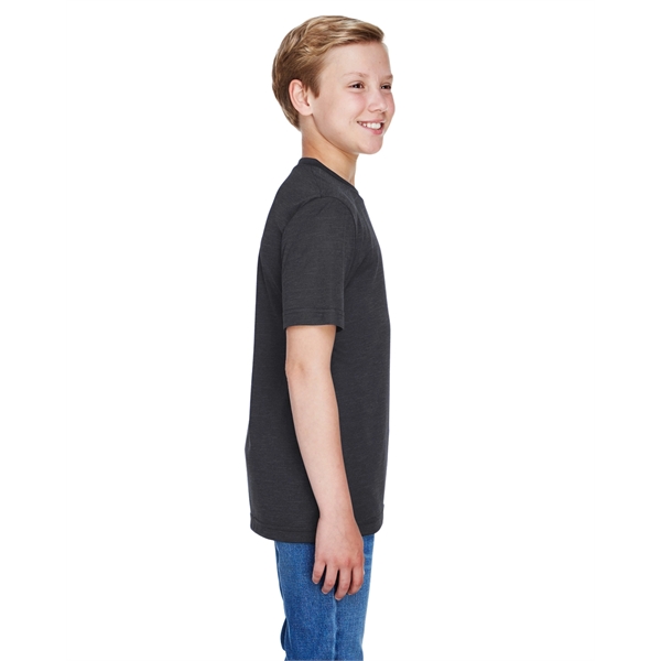 Team 365 Youth Sonic Heather Performance T-Shirt - Team 365 Youth Sonic Heather Performance T-Shirt - Image 19 of 70