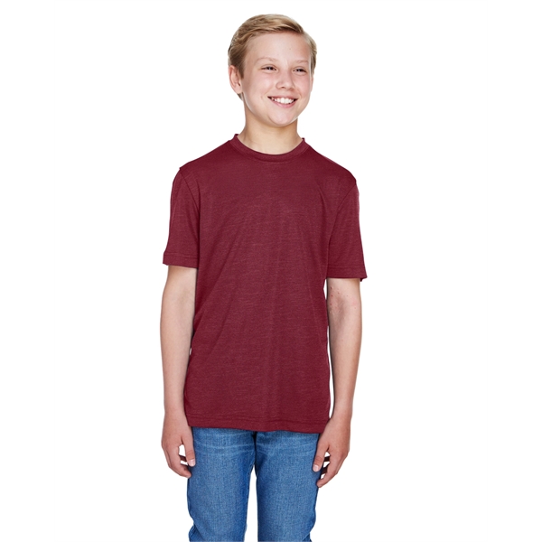 Team 365 Youth Sonic Heather Performance T-Shirt - Team 365 Youth Sonic Heather Performance T-Shirt - Image 21 of 70