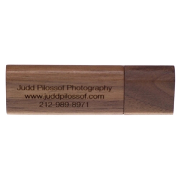 Marsh Wood USB Flash Drive w/ Key Ring - Marsh Wood USB Flash Drive w/ Key Ring - Image 5 of 7