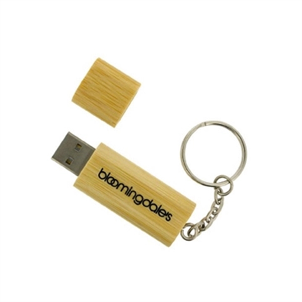 Marsh Wood USB Flash Drive w/ Key Ring - Marsh Wood USB Flash Drive w/ Key Ring - Image 4 of 7