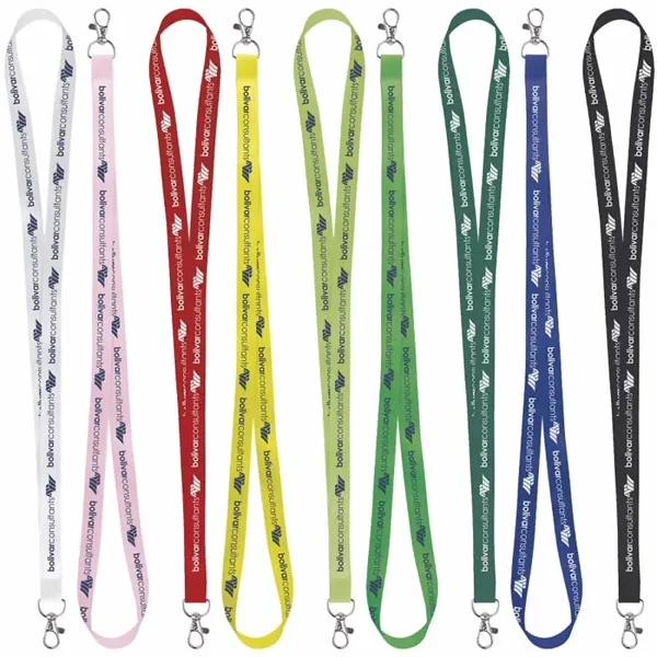 5/8" Satin Screen Print Lanyard - 5/8" Satin Screen Print Lanyard - Image 1 of 1