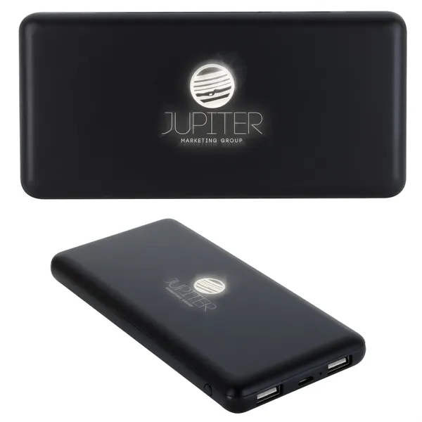 Light-Up Logo Power Bank 10,000 mAh - Light-Up Logo Power Bank 10,000 mAh - Image 0 of 3