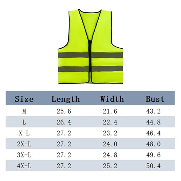High-Visibility Reflective Safety Work Vest - High-Visibility Reflective Safety Work Vest - Image 3 of 3
