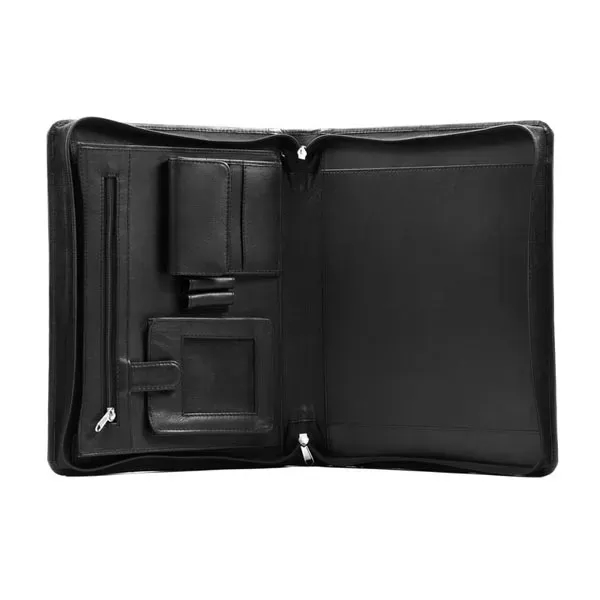 Zippered Portfolio, Smartphone Pocket, 2 Pen Loops - Zippered Portfolio, Smartphone Pocket, 2 Pen Loops - Image 12 of 17