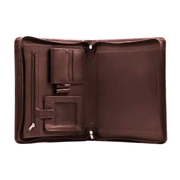 Zippered Portfolio, Smartphone Pocket, 2 Pen Loops - Zippered Portfolio, Smartphone Pocket, 2 Pen Loops - Image 4 of 17