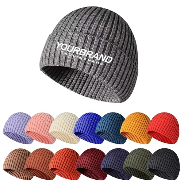 Cold Weather Skull Cap Windproof Beanie Hats - Cold Weather Skull Cap Windproof Beanie Hats - Image 0 of 2