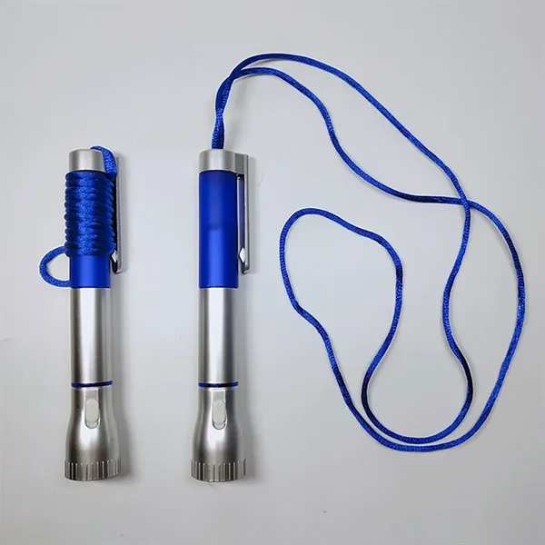 LED Light-Up Black Ink Pen with Necklace - LED Light-Up Black Ink Pen with Necklace - Image 3 of 4