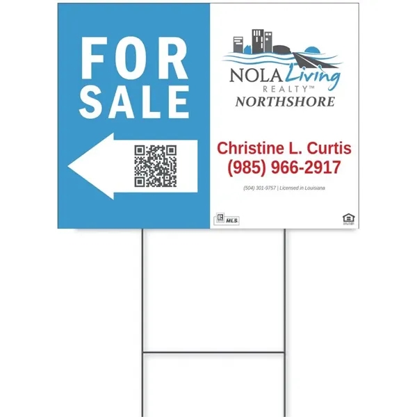 Yard Sign + Stake Combo - Double-Sided - Yard Sign + Stake Combo - Double-Sided - Image 0 of 0