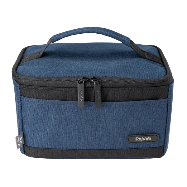 6-Can RejuVe® MILANO Recycled Heather Insulated Cooler Bag - 6-Can RejuVe® MILANO Recycled Heather Insulated Cooler Bag - Image 1 of 7