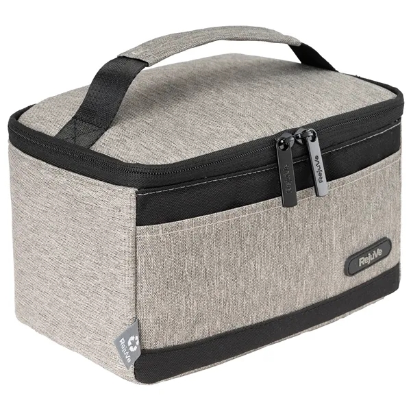 6-Can RejuVe® MILANO Recycled Heather Insulated Cooler Bag - 6-Can RejuVe® MILANO Recycled Heather Insulated Cooler Bag - Image 2 of 7