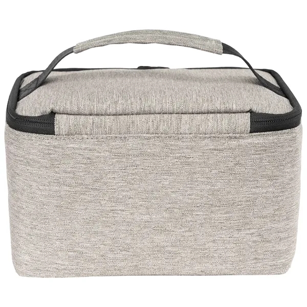 6-Can RejuVe® MILANO Recycled Heather Insulated Cooler Bag - 6-Can RejuVe® MILANO Recycled Heather Insulated Cooler Bag - Image 3 of 7