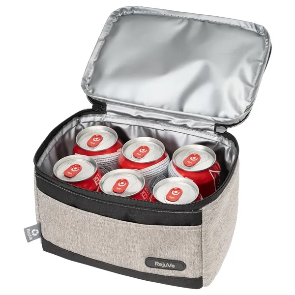 6-Can RejuVe® MILANO Recycled Heather Insulated Cooler Bag - 6-Can RejuVe® MILANO Recycled Heather Insulated Cooler Bag - Image 4 of 7
