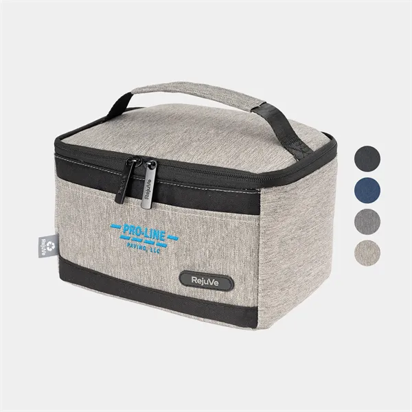 6-Can RejuVe® MILANO Recycled Heather Insulated Cooler Bag - 6-Can RejuVe® MILANO Recycled Heather Insulated Cooler Bag - Image 0 of 7