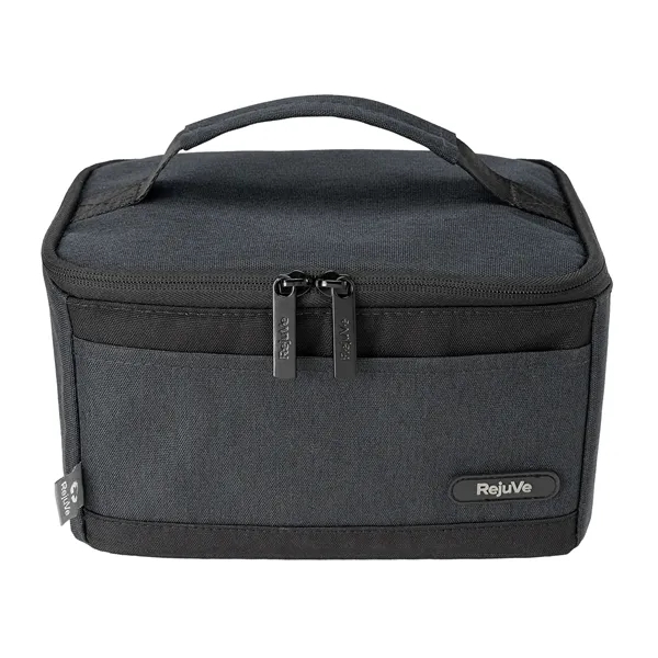 6-Can RejuVe® MILANO Recycled Heather Insulated Cooler Bag - 6-Can RejuVe® MILANO Recycled Heather Insulated Cooler Bag - Image 6 of 7