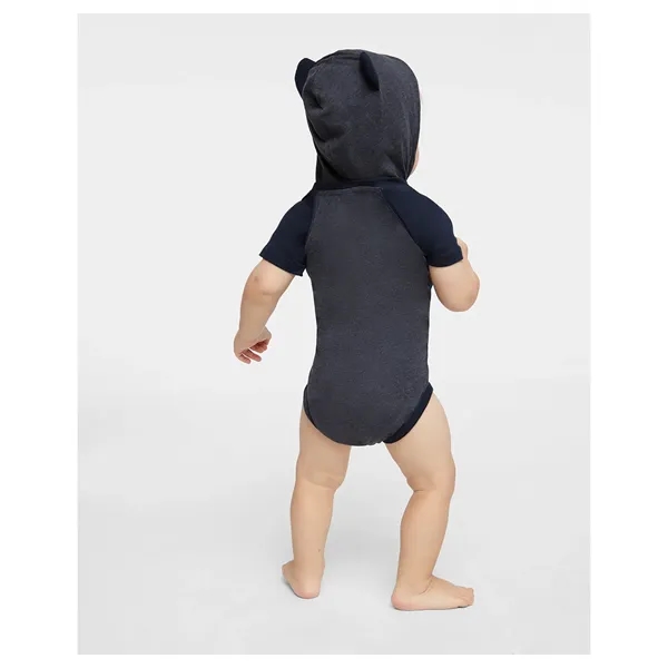 Rabbit Skins Infant Character Hooded Bodysuit with Ears - Rabbit Skins Infant Character Hooded Bodysuit with Ears - Image 6 of 13