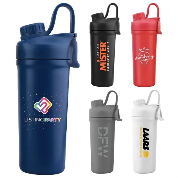 26 oz. Double Wall Stainless Steel Vacuum Ice Shaker - 26 oz. Double Wall Stainless Steel Vacuum Ice Shaker - Image 0 of 11