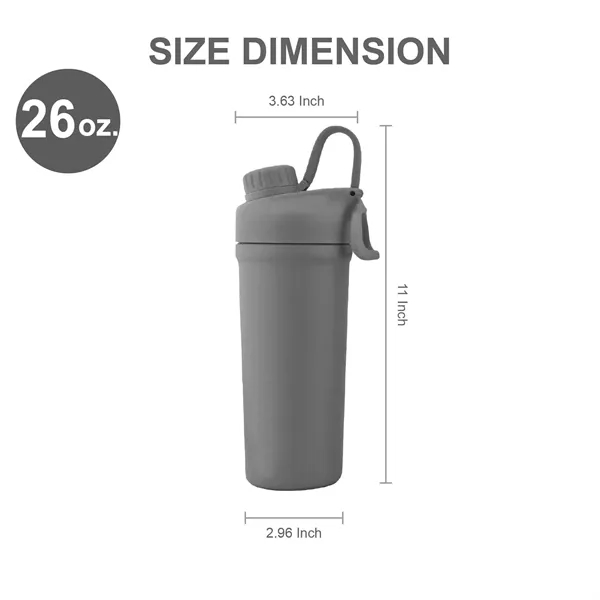 26 oz. Double Wall Stainless Steel Vacuum Ice Shaker - 26 oz. Double Wall Stainless Steel Vacuum Ice Shaker - Image 1 of 11