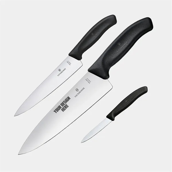 Swiss Army - Victorinox® German Made 3-Piece Chef Knife Set - Swiss Army - Victorinox® German Made 3-Piece Chef Knife Set - Image 0 of 1