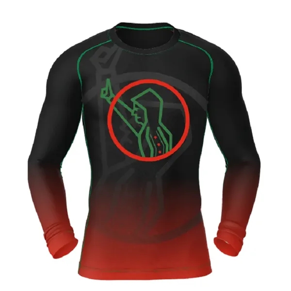 Fully sublimated Adult Long sleeve rash guard - Fully sublimated Adult Long sleeve rash guard - Image 0 of 10