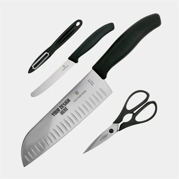 Swiss Army-Victorinox® German Made 4-Piece Kitchen Knife Set - Swiss Army-Victorinox® German Made 4-Piece Kitchen Knife Set - Image 0 of 2