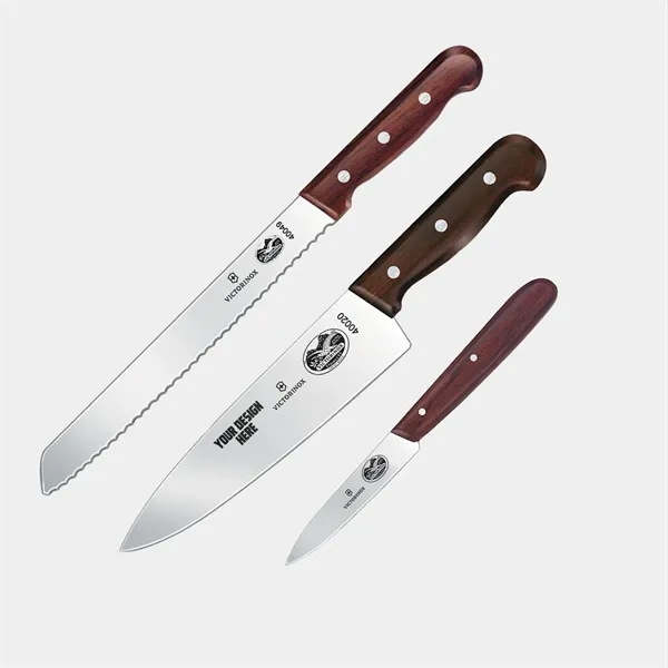 Swiss Army-Victorinox® German Made 3-Piece Wood Knife Set - Swiss Army-Victorinox® German Made 3-Piece Wood Knife Set - Image 0 of 2
