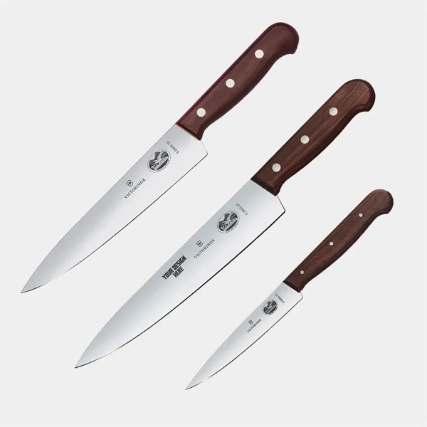 Victorinox® German Made 3-Piece Wood Kitchen Knife Set - Victorinox® German Made 3-Piece Wood Kitchen Knife Set - Image 0 of 2