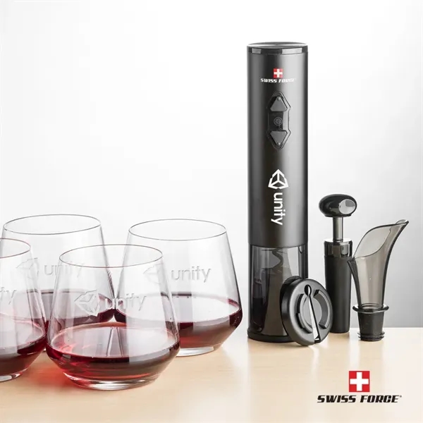 Swiss Force® Opener Set & Tucson Stemless Wine - Swiss Force® Opener Set & Tucson Stemless Wine - Image 3 of 4