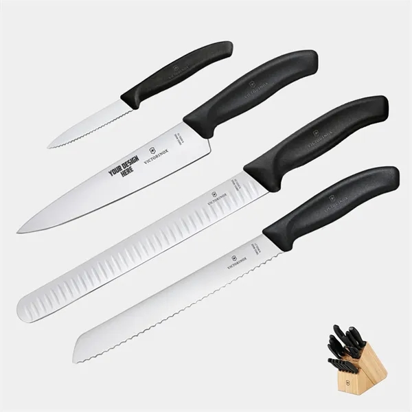 Victorinox® German Made 15-Piece Block Kitchen Knife Set - Victorinox® German Made 15-Piece Block Kitchen Knife Set - Image 0 of 1