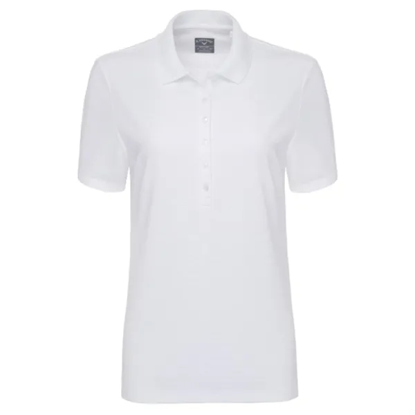 Callaway® Vent Moisture Wicking Women's Ottoman Polo Shirt - Callaway® Vent Moisture Wicking Women's Ottoman Polo Shirt - Image 8 of 8