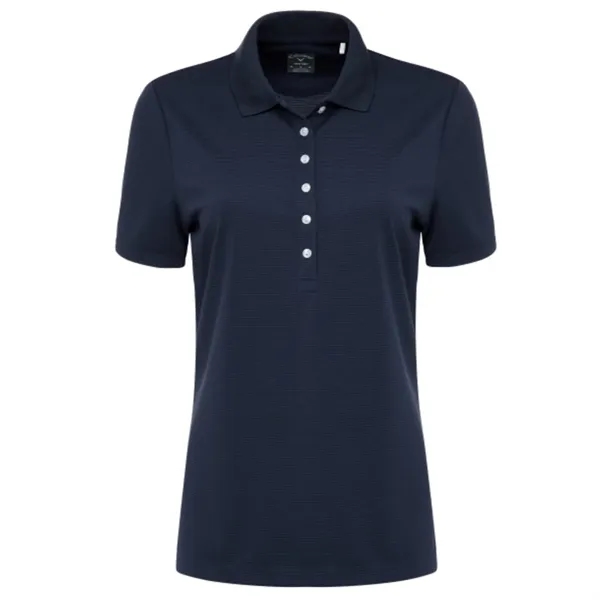 Callaway® Vent Moisture Wicking Women's Ottoman Polo Shirt - Callaway® Vent Moisture Wicking Women's Ottoman Polo Shirt - Image 7 of 8