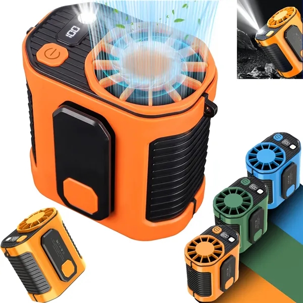 Portable Waist Fan with LED light - Portable Waist Fan with LED light - Image 0 of 5