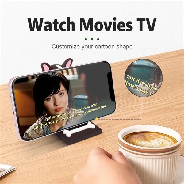 Custom Desk Phone Stand - Custom Desk Phone Stand - Image 2 of 4