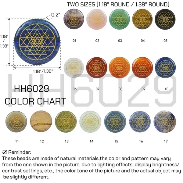 Engraved Pocket Stone Positive Rocks Gemstones Round - Engraved Pocket Stone Positive Rocks Gemstones Round - Image 9 of 9