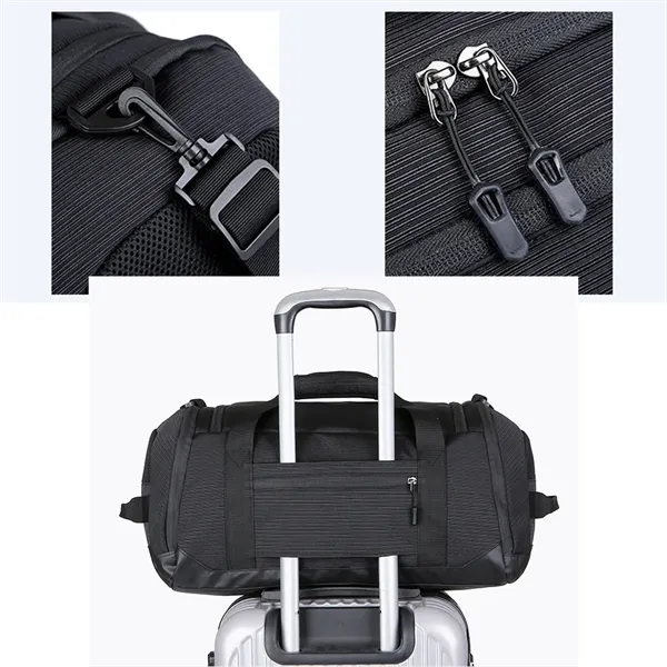 Big Gym Sports Travel Duffel Bag with Shoes Compartment - Big Gym Sports Travel Duffel Bag with Shoes Compartment - Image 2 of 5