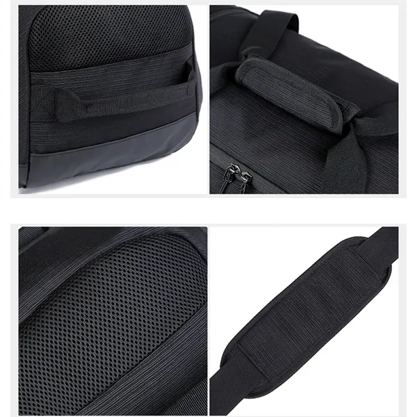 Big Gym Sports Travel Duffel Bag with Shoes Compartment - Big Gym Sports Travel Duffel Bag with Shoes Compartment - Image 3 of 5