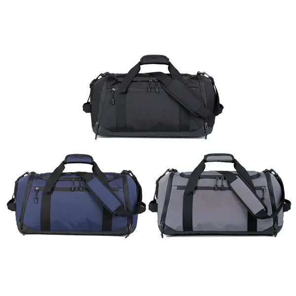 Big Gym Sports Travel Duffel Bag with Shoes Compartment - Big Gym Sports Travel Duffel Bag with Shoes Compartment - Image 5 of 5