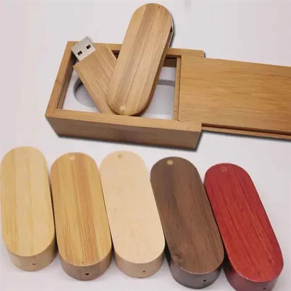 16GB Custom Logo Personalized Text Wood USB Flash Drives - 16GB Custom Logo Personalized Text Wood USB Flash Drives - Image 3 of 3