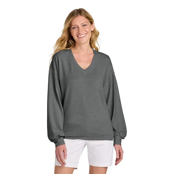 TravisMathew Women's Long Weekend V-Neck - TravisMathew Women's Long Weekend V-Neck - Image 1 of 19