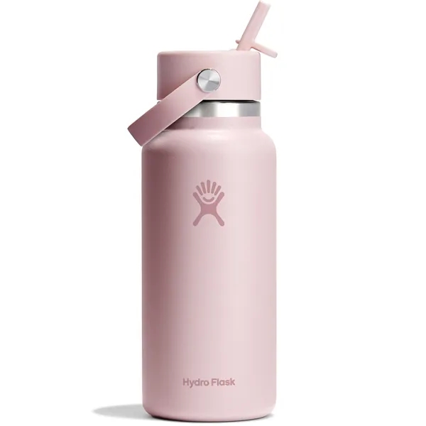 Hydro Flask 32 oz. Wide Mouth Bottle w/Flex Straw Cap - Hydro Flask 32 oz. Wide Mouth Bottle w/Flex Straw Cap - Image 0 of 2