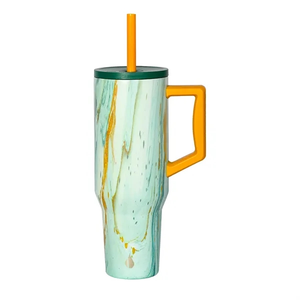 Elemental® 40oz Commuter Tumbler With Handle and Straws - Elemental® 40oz Commuter Tumbler With Handle and Straws - Image 33 of 41