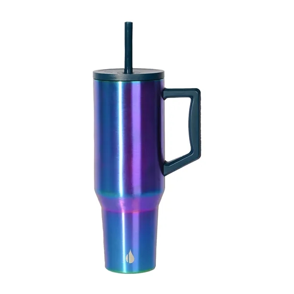 Elemental® 40oz Commuter Tumbler With Handle and Straws - Elemental® 40oz Commuter Tumbler With Handle and Straws - Image 31 of 41