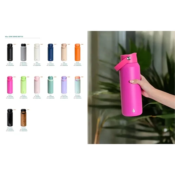 40oz Core Series Bottle with Flip-up Spout - Lead Free - 40oz Core Series Bottle with Flip-up Spout - Lead Free - Image 1 of 18