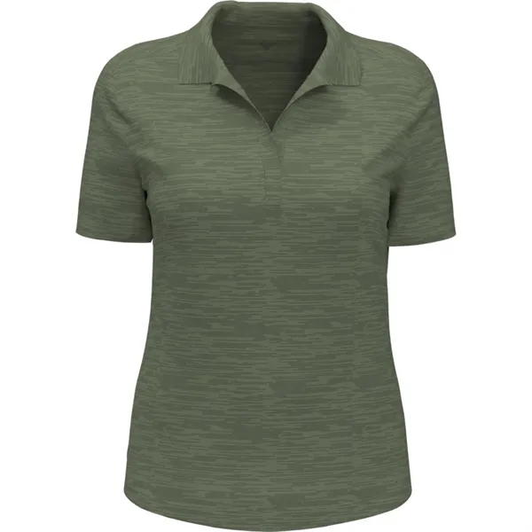 Callaway® Moisture Wicking Broken Stripe Women's Polo Shirt - Callaway® Moisture Wicking Broken Stripe Women's Polo Shirt - Image 4 of 7