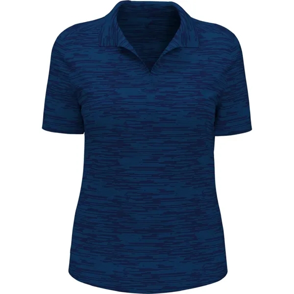 Callaway® Moisture Wicking Broken Stripe Women's Polo Shirt - Callaway® Moisture Wicking Broken Stripe Women's Polo Shirt - Image 6 of 7