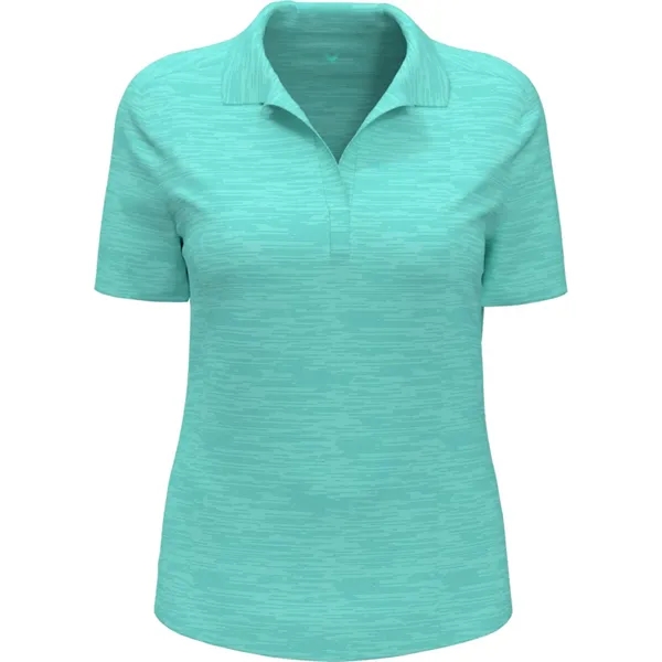 Callaway® Moisture Wicking Broken Stripe Women's Polo Shirt - Callaway® Moisture Wicking Broken Stripe Women's Polo Shirt - Image 7 of 7