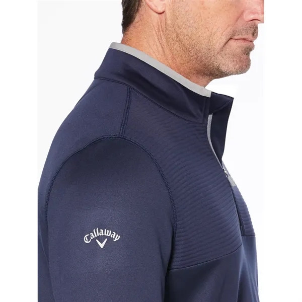 Callaway® Ottoman Men's Golf Quarter-Zip Fleece Pullover - Callaway® Ottoman Men's Golf Quarter-Zip Fleece Pullover - Image 1 of 5