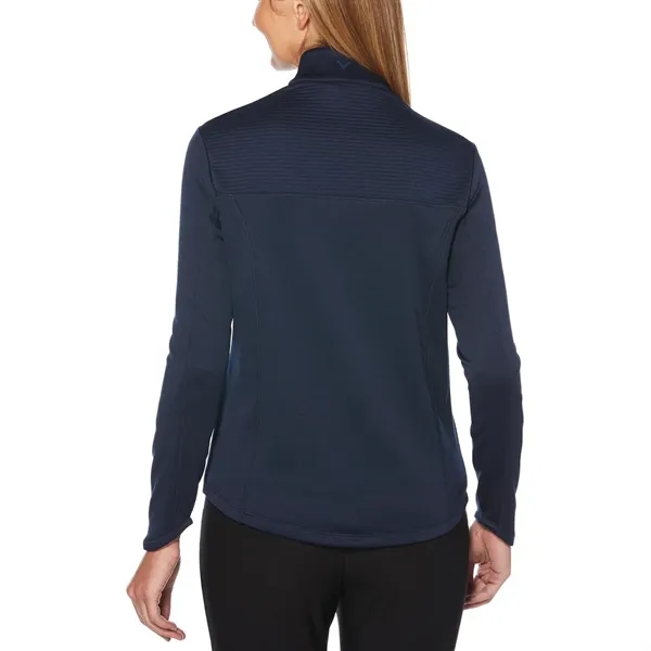 Callaway® Ottoman Womens Golf Quarter Zipper Fleece Pullover - Callaway® Ottoman Womens Golf Quarter Zipper Fleece Pullover - Image 1 of 4