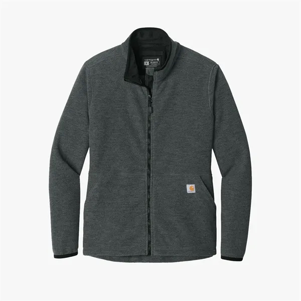 Carhartt® Women's Textured Full-Zip Fleece Jacket - Carhartt® Women's Textured Full-Zip Fleece Jacket - Image 2 of 8